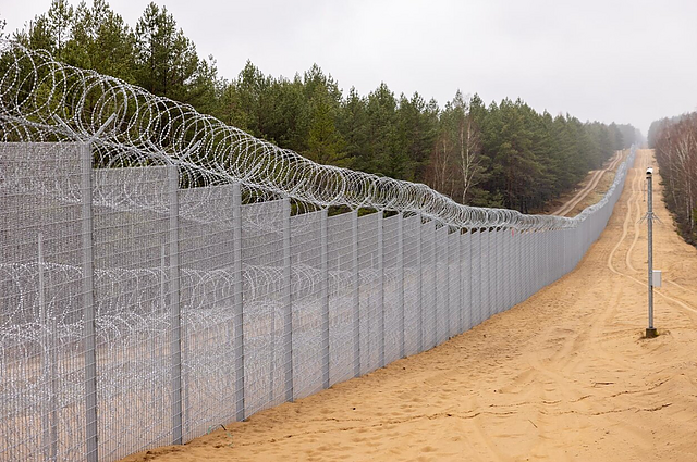 Įvertino fizinį barjerą Lenkijos ir Baltarusijos pasienyje: galima pajuokauti, kad kertančių sieną lietuvių yra daugiau