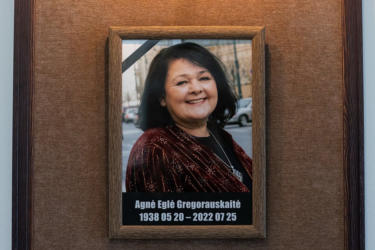 Išlydima aktorė Agnė Gregorauskaitė