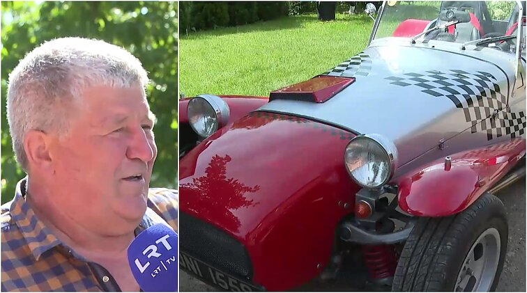 Unikalius automobilius restauruojantis panevėžietis: noriu, kad jie važiuotų, o ne būtų vežiojami