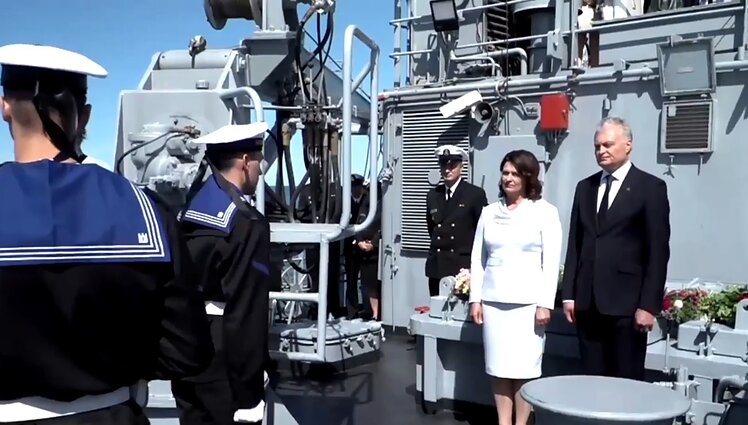 Negrįžusių iš jūros pagerbimo ceremonija