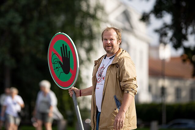 Baltarusių opozicija paminėjo antrąsias protestus įžiebusias prezidento rinkimų metines
