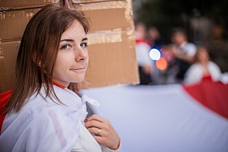 Baltarusių opozicija paminėjo antrąsias protestus įžiebusias prezidento rinkimų metines