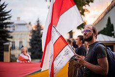 Baltarusių opozicija paminėjo antrąsias protestus įžiebusias prezidento rinkimų metines