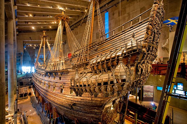Vasa warship in Stockholm