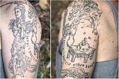 Corinna Škėma-Snyder's tattoo Corinna Škėma-Snyder's tattoo