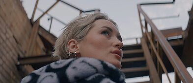 Aleknos ir Otreyos vaizdo klipo filmavimo akimirka