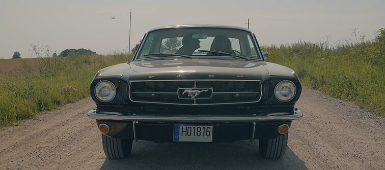 Aleknos ir Otreyos vaizdo klipo filmavimo akimirka