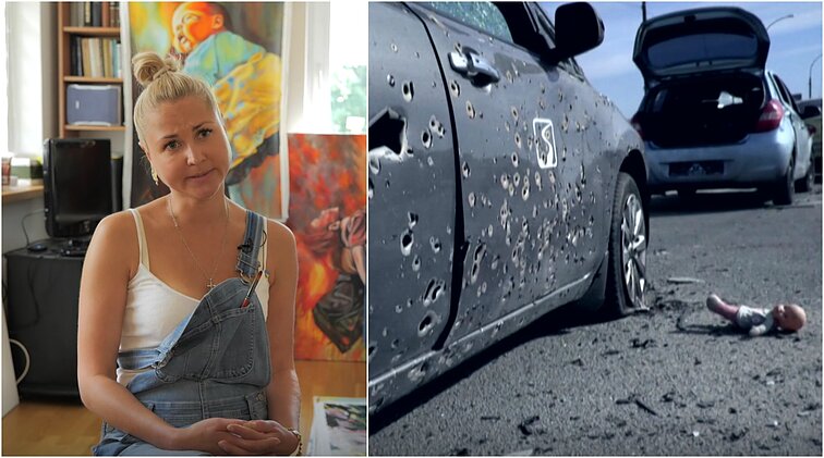 Bučos žiaurumus išgyvenusi dailininkė Alina: baisiausia – matyti kūnus gatvėse, ypač vaikų
