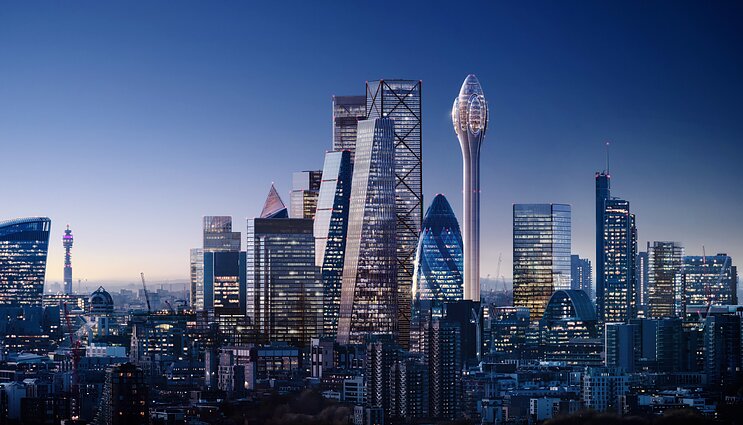„The Tulip“ turėjo tapti dar viena Londono ikona, bet projektas nebuvo patvirtintas