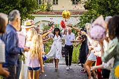 Jurgos Baltrukonytės ir Algio Kriščiūno vestuvių akimirka Jurgos Baltrukonytės ir Algio Kriščiūno vestuvių akimirka