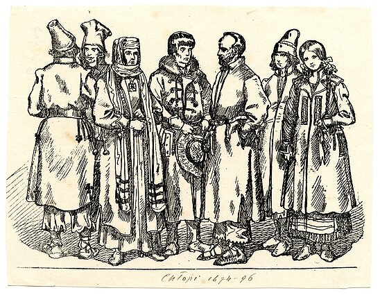 19 amžius. Piešinio reprodukcija. Autorius nežinomas, maždaug 19 a. pab. – 20 a. pr.