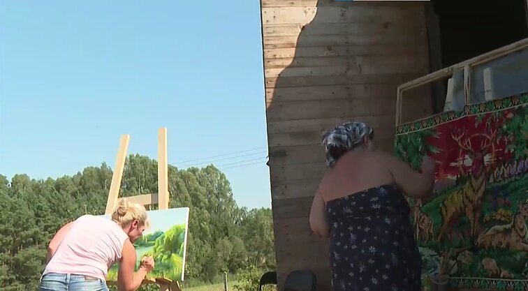 Paroda „Skirtingi, bet vieningi“: tai – savaitę trukusio Lietuvos ir Ukrainos menininkų plenero rezultatas