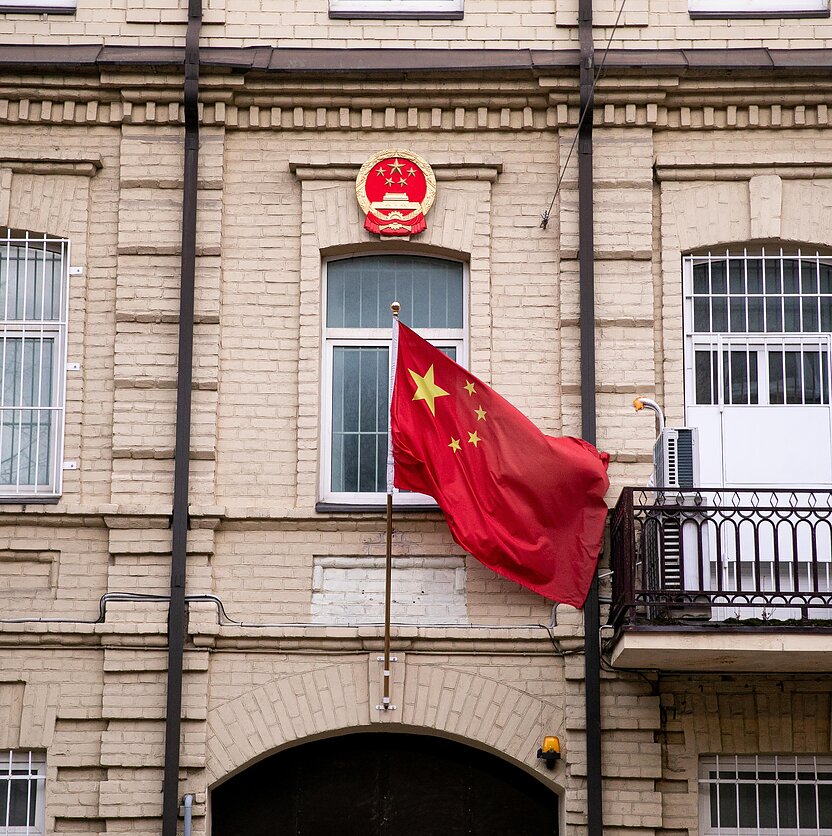 D. Umbraso  / LRT nuotr., Kinijos ambasadą Vilniuje