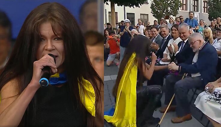 Lietuvą ir Ukrainą dainomis sujungusi Ruslana: sustabdysime šį karą širdimis ir tai padarysime visi kartu