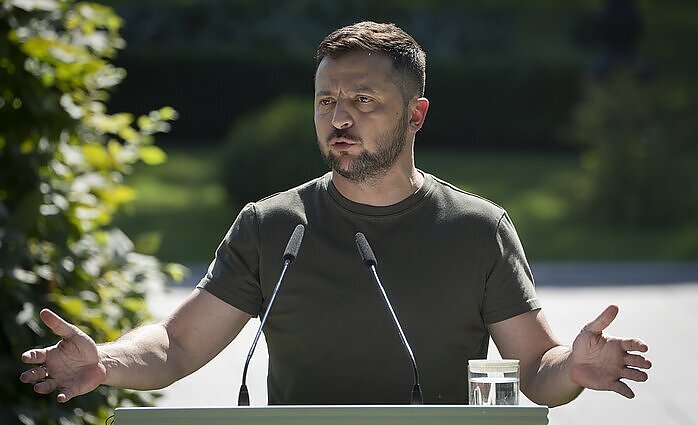 Panorama. Zelenskis Rusijai žada atsaką, jei ši imsis agresijos Ukrainai minint nepriklausomybės dieną