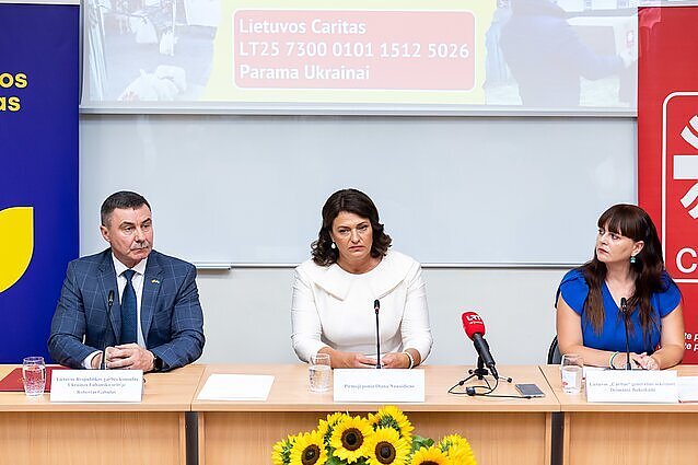 Nausėdienė apie ketvirtą „Carito“ paramos akciją ukrainiečiams: mums reikia operatyviai susivienyti ir pasiekti konkrečius tikslus