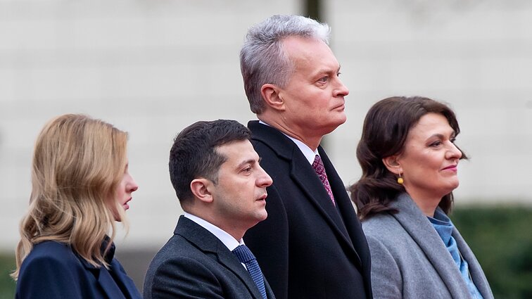 Už pagalbą Zelenskiai padėkojo lietuviškai: šlovė mūsų lietuviams draugams