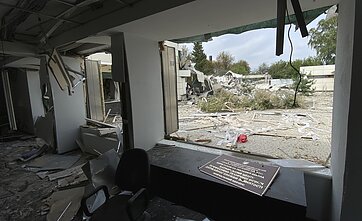 Vaizdas po rusų raketos atakos; Rusijos karas prieš Ukrainą