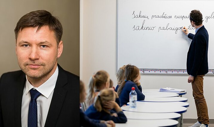 Profsąjungos vadovas Navickas: atrodo, kad dabar dirbantys mokytojai tampa mažiau svarbūs prieš tuos, kurie ateitų mokyti