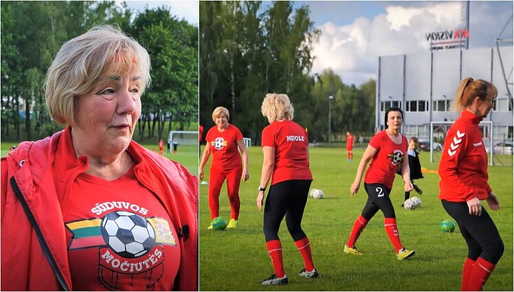 „Sūduvos močiučių“ futbolo klubo narė Dalė: reikia padaryti tai, ko nespėjome jaunystėje