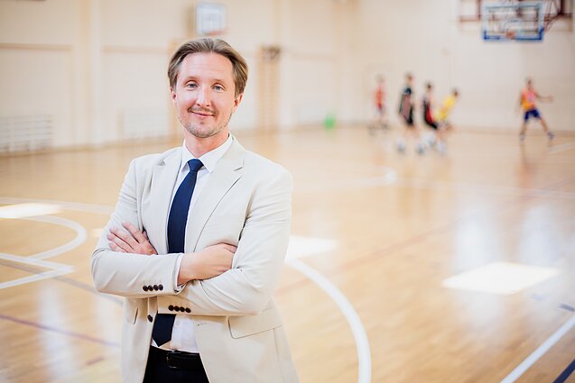 Linas Janulionis yra vienas jauniausių mokyklos vadovų