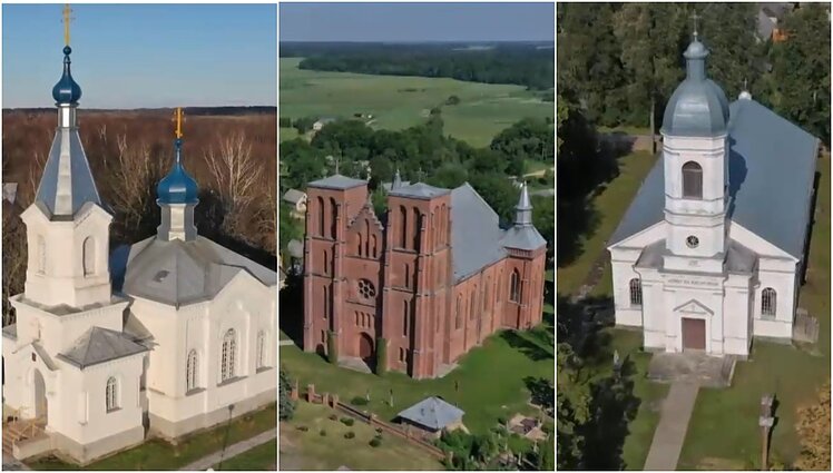 Lietuvos bažnyčios – iš paukščio skrydžio: fotografas tikina, jog labiausiai skiriasi jų tvarka ir priežiūra