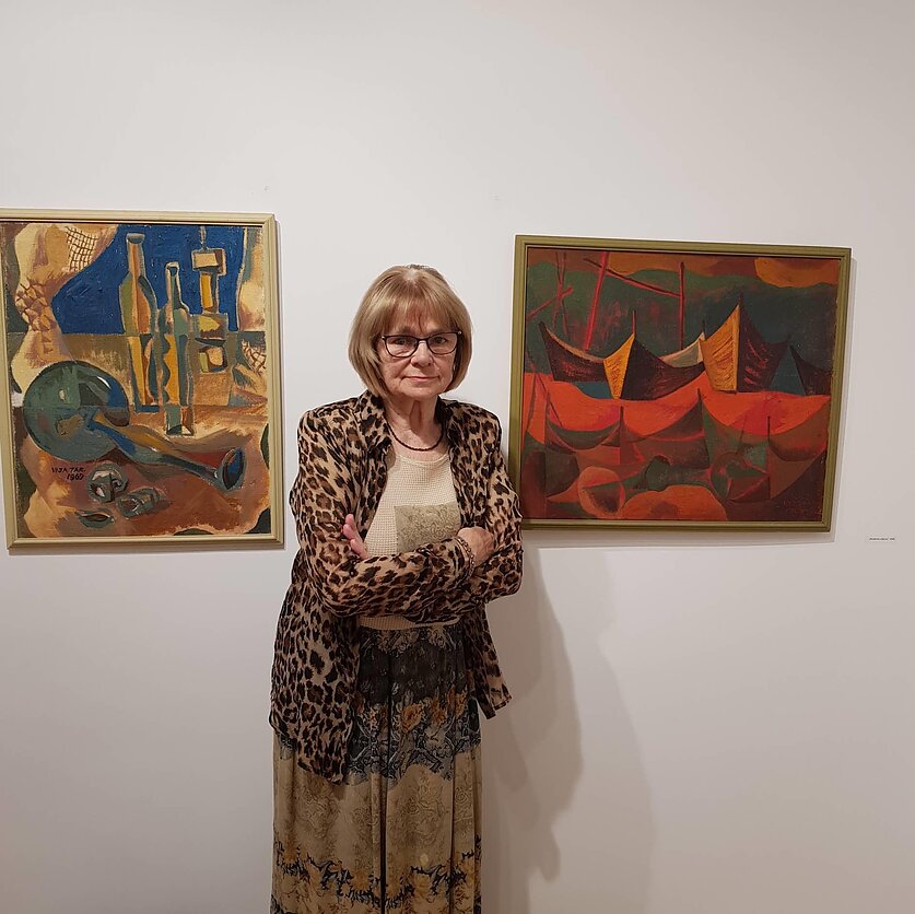 Kūrybos kontekstai. Vija Tarabildienė: man labai keista, kai dailininkas gali visą gyvenimą absoliučiai vienodai dirbti