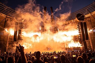 „Rammstein“ koncerto akimirka „Rammstein“ koncerto akimirka