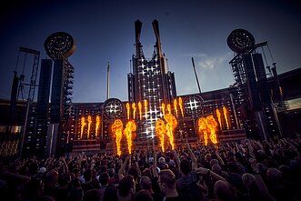 „Rammstein“ koncerto akimirka