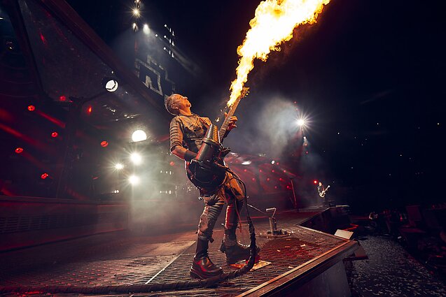 „Rammstein“ koncerto akimirka „Rammstein“ koncerto akimirka
