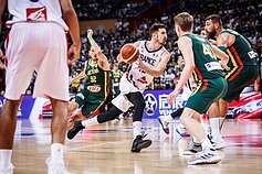 Lietuva prieš Prancūziją 2019 m. pasaulio čempionate