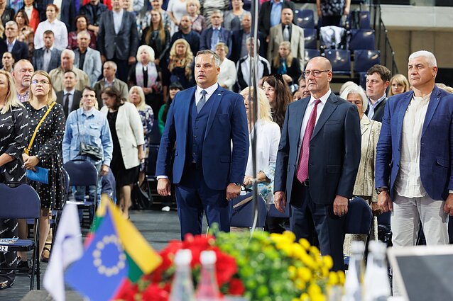 Viktoras Uspaskichas Darbo partijos suvažiavime