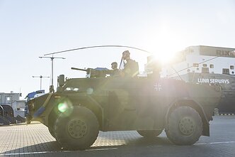 First German brigade troops arrive in Lithuania  
