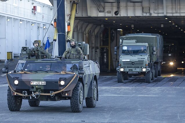 First German brigade troops arrive in Lithuania  