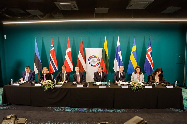 Nordic-Baltic Eight (NB8) foreign ministers