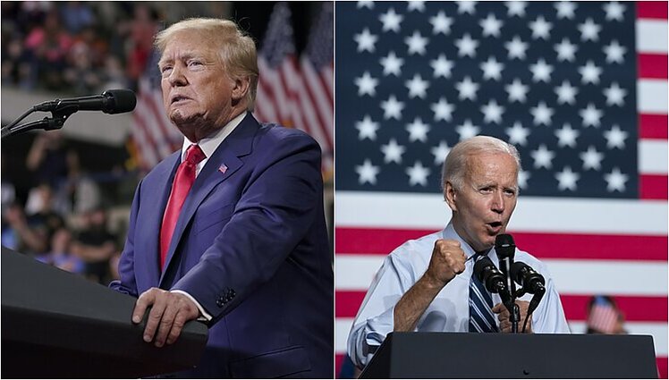 Demokratų ir respublikonų susipriešinimas JAV: intensyvėja Trumpo ir Bideno pareiškimai vienas kitam