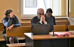 Aivaras Miltenis (kairėje), Henrikas Mackevičius, Ričardas Pinikas