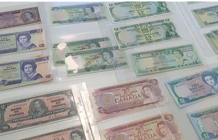 Banknotai su karalienės Elžbietos II atvaizdu 