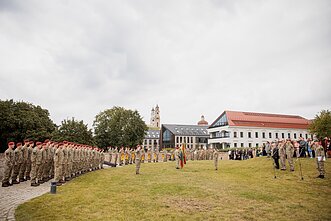 Lithuanian volunteer troops leaving for a mission in Mali
