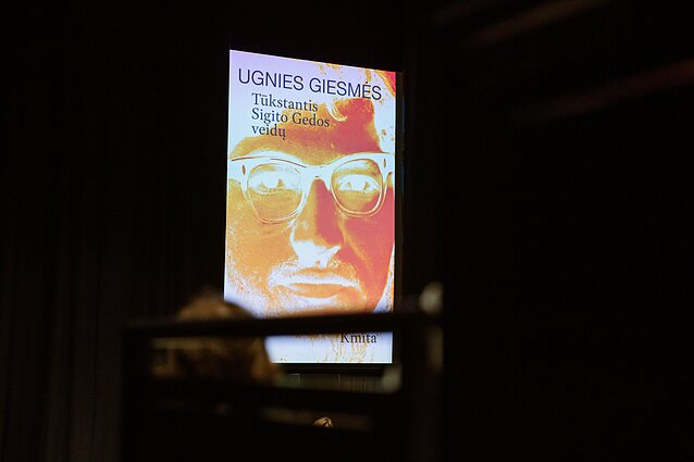 Rimanto Kmitos knygos „Ugnies giesmės. Tūkstantis Sigito Gedos veidų“ pristatymas MO muziejuje Rimanto Kmitos knygos „Ugnies giesmės. Tūkstantis Sigito Gedos veidų“ pristatymas MO muziejuje