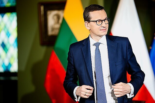 Dienos tema. Lenkijos premjeras Morawieckis: dujų interesai tarp Vokietijos ir Rusijos buvo karo preliudija