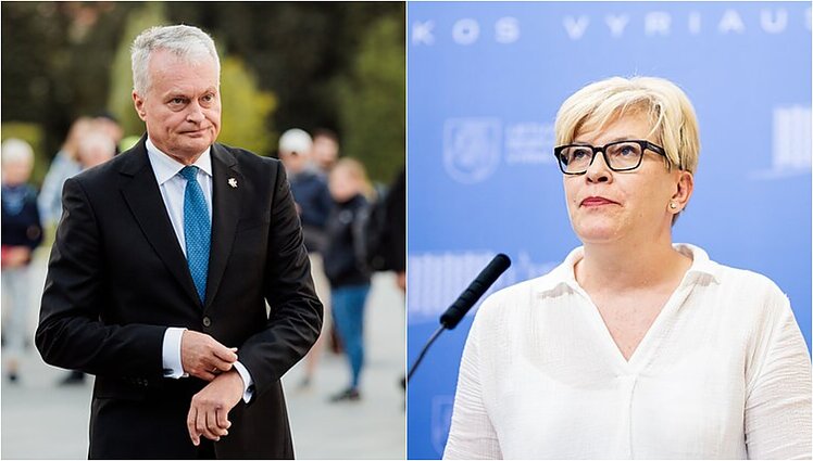Užuot padėję ginklus į šalį, prezidentas ir premjerė kertasi dėl elektros kainų: Nausėdos pareiškimus Šimonytė pavadino žmonių klaidinimu