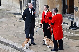 Elžbietos II laidotuvės, princas Andrew