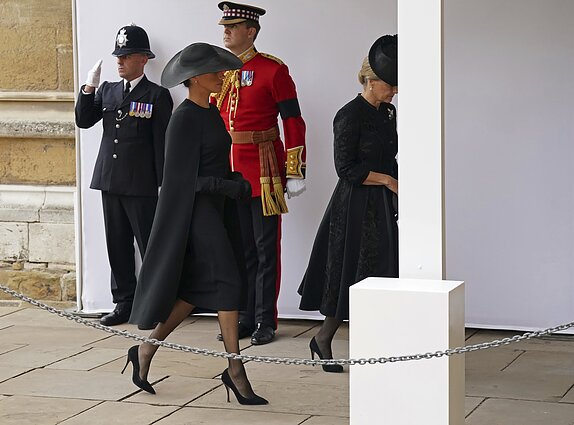 Karalienės Elžbietos II laidotuvės, Meghan Markle