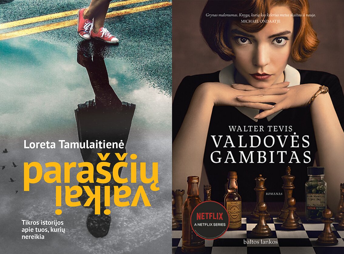 Loreta Tamulaitienė „Paraščių vaikai“, Walter Tevis „Valdovės gambitas“