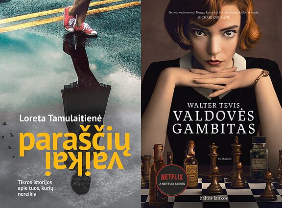 Loreta Tamulaitienė „Paraščių vaikai“, Walter Tevis „Valdovės gambitas“
