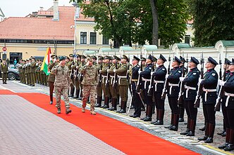 Lieutenant General Romulusz Ruszin-Szendi visits Lithuania