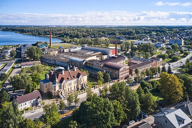Chaimo Frenkelio vila ir buvusio odų fabriko teritorija
