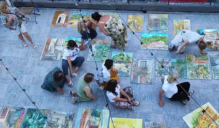 Sicilijoje – Radviliškio suaugusiųjų ir jaunimo neformaliojo ugdymo skyriaus paroda