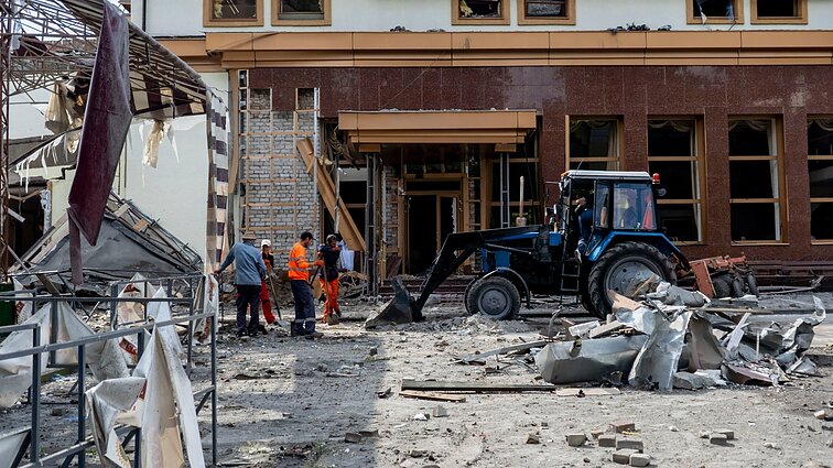 Žinios. Zaporižios regiono vadovas: rusų pajėgos čia paleido apie 10 raketų